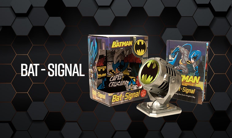 Comic Batman metal DIE-CAST BAT-SIG