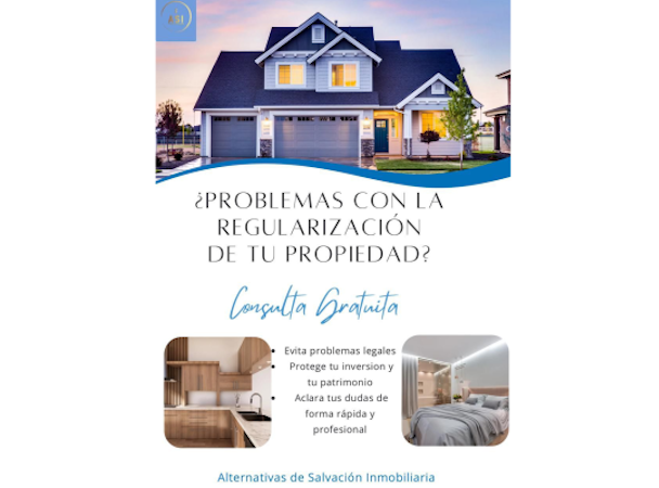 ALTERNATIVAS DE SALVACIÓN INMOBILIARIA