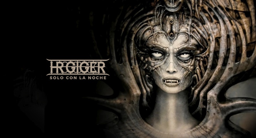 Te invitamos a vivir el recorrido virtual de la exposición “Solo con la noche” por H.R Giger.