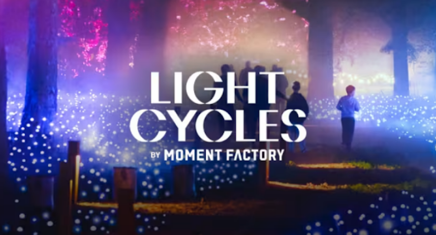 Boleto Details: Light Cycles: ¡Una experiencia inmersiva nocturna entre luces y sonidos de la naturaleza!